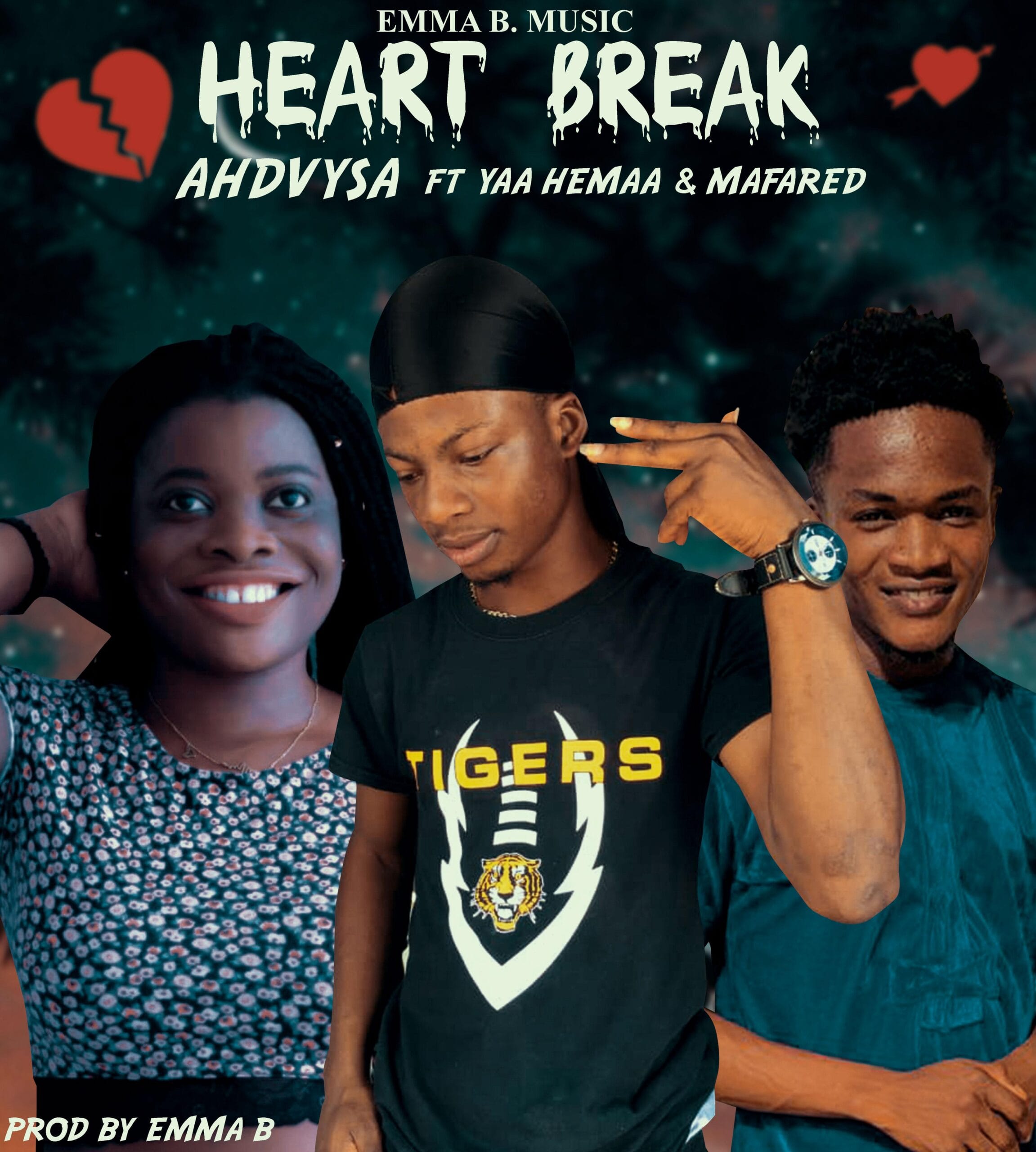 Ahdvysa - HeartBreak ft Yaa Hemaa x Mafared Mp3 Download