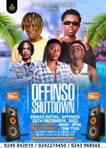 Event: Strongman, Kofi Mole And Others To Shut Offinso Down On Christmas Day_ghnation.net
