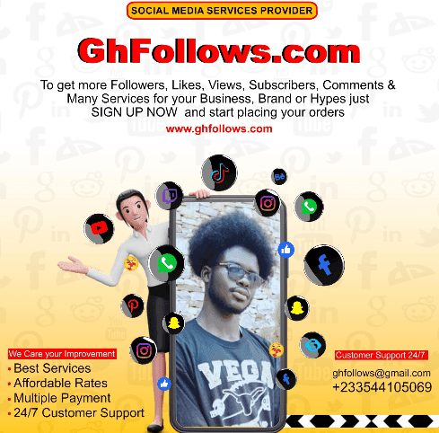 How to create an account on GhFollows.com  