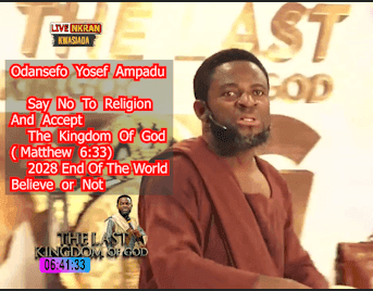 What I Said Is Coming For Judgment Day. 2028: End Of The World - Odansefo Yosef Ampadu