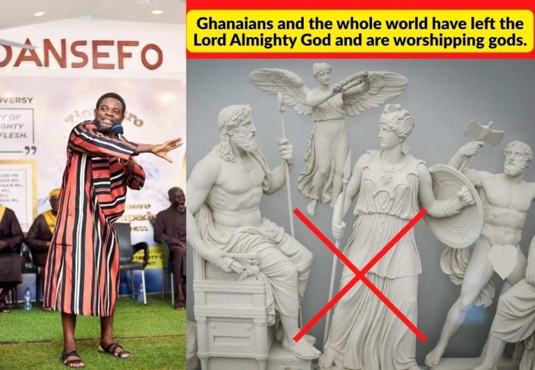 Ghanaians and the whole world have left the Lord Almighty God and are worshipping gods.