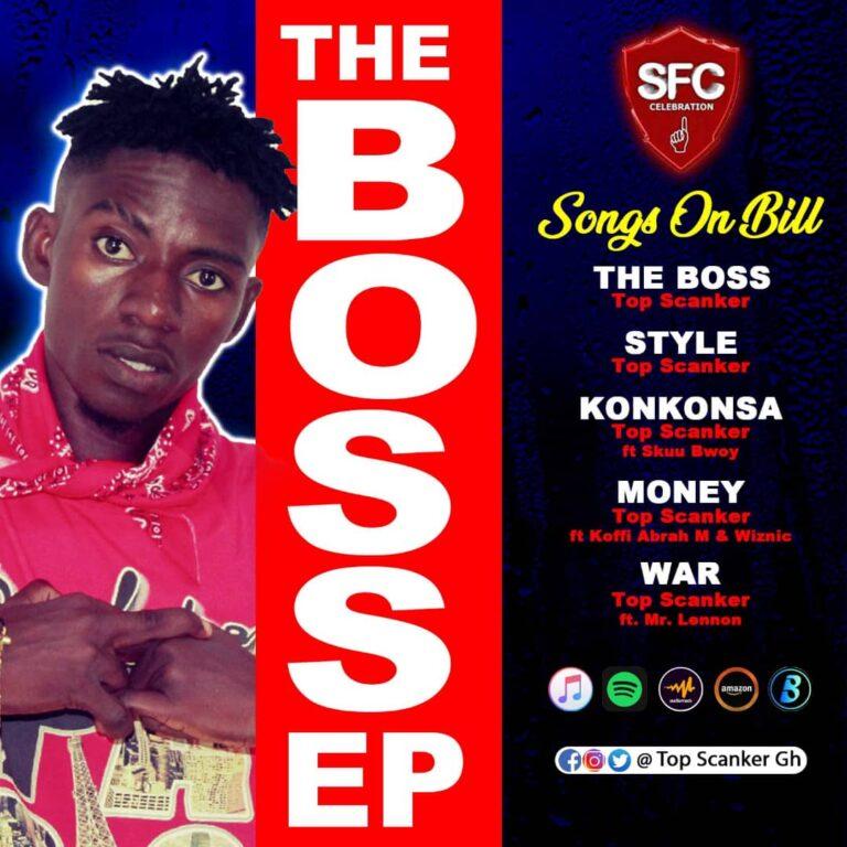 Top Scanker is a Bono East Dancehall artist who is set to release his new EP The Boss