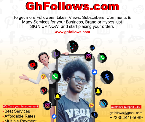 How to create an account on GhFollows.com  