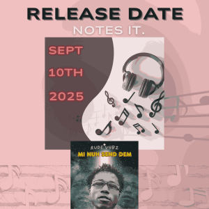 Alert! On September 10, 2025, RUDE VYBZ will release another brand-new anthem song titled “Mi Nuh Send Dem.”