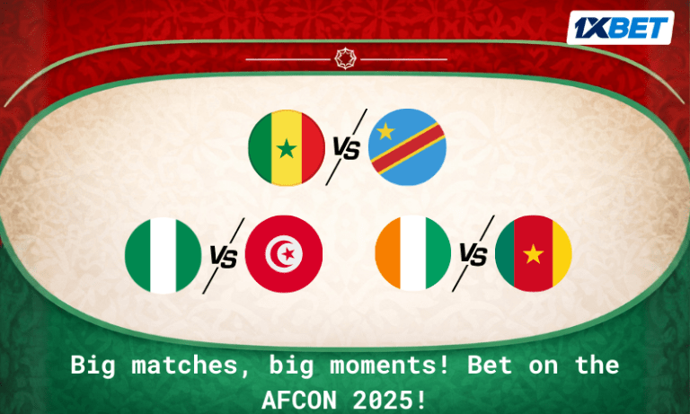 Choose your favorites in the most exciting Round 2 clashes of AFCON with 1xBet!