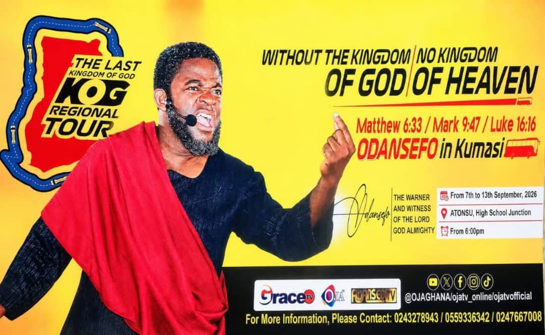 🔥 Kumasi, Get Ready! Odansefo Yosef Ampadu Is Arriving at Atonsu High School Junction—The Man Who Said “2028 Is the End Time” Also Said, “Say No to Religion.”